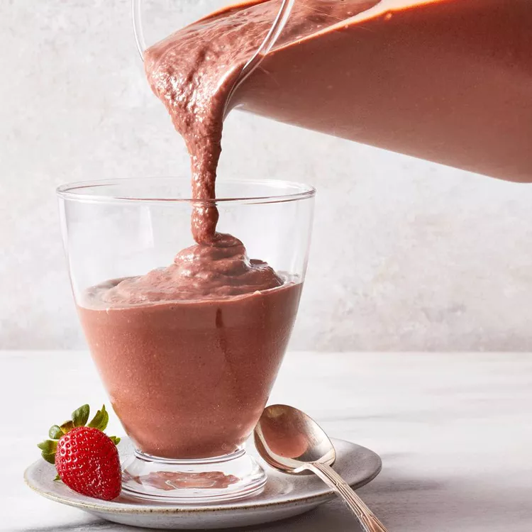 Strawberry-Chocolate Smoothie. Source: EatingWell