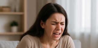 What you should know about Peptic Ulcers: causes, symptoms, treatment and prevention A woman in her 20s going through severe peptic ulcer pain.