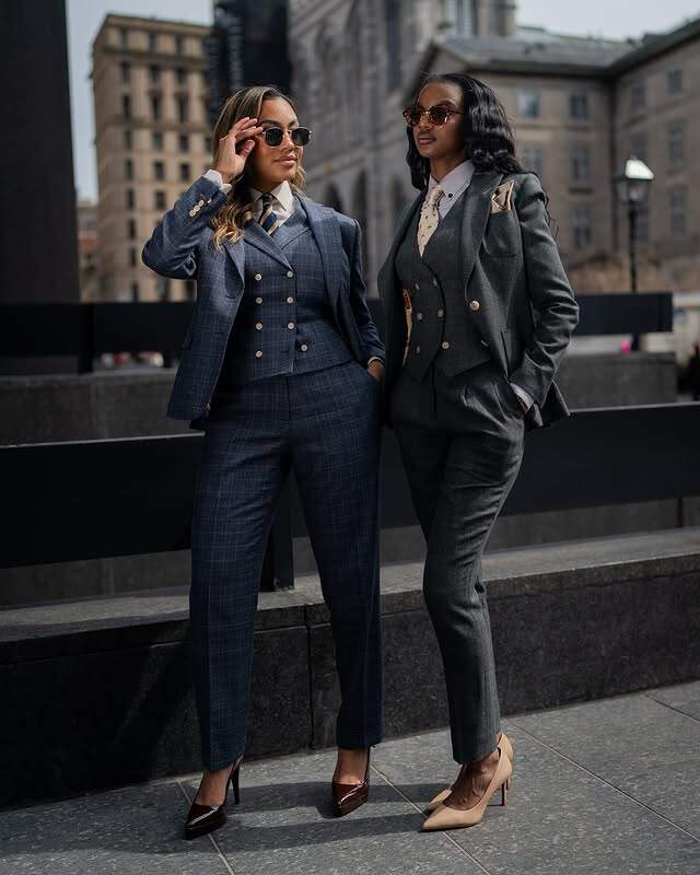 Suitablee's tailored made suits for women