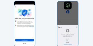 Meta introduces passkey on Facebook