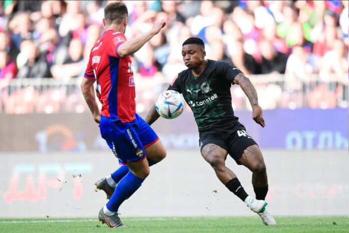 Olakunle Olusegun Makes Nigeria’s Super Eagles Squad: What fans need to know Olusegun in Krasnodar shirt