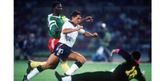 “African’t”—The Sun UK, Remember? England falls in record-breaking AfriCAN victory England beat Cameroon in a WC Quarter finals