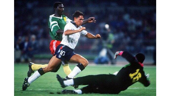 England beat Cameroon in a WC Quarter finals