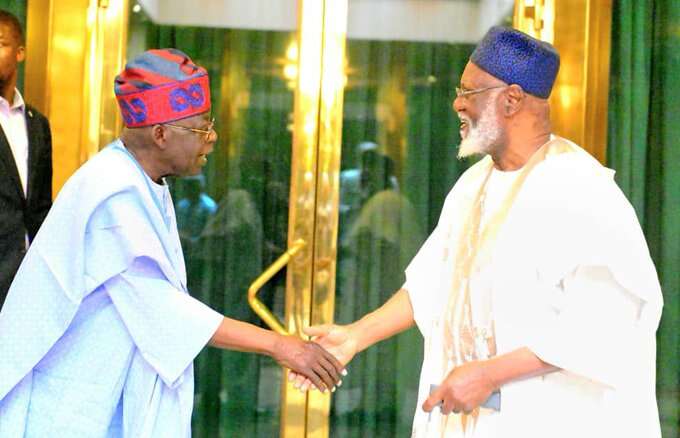 Bola Tinubu and Abdulsalami Abubakar Bola Tinubu and Abdulsalami Abubakar