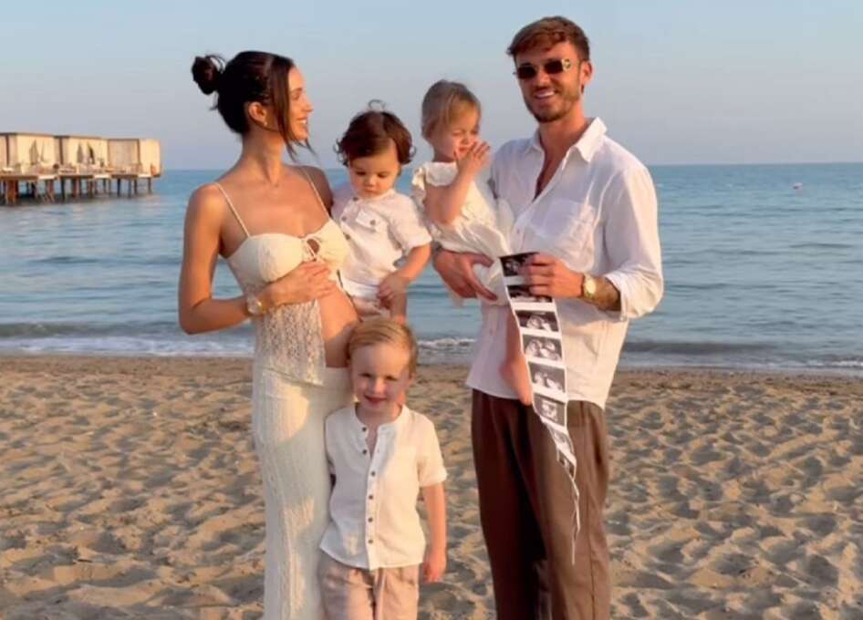 James Maddison and partner Kennedy Alexa are expecting a second set of twins.