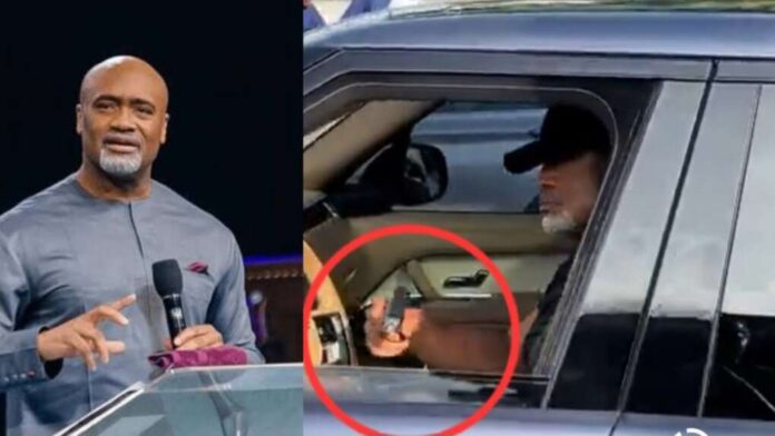 Pastor Paul Adefarasin in police custody over viral ‘gun’ video Pastor Paul Adefarasin in police custody over viral ‘gun’ video