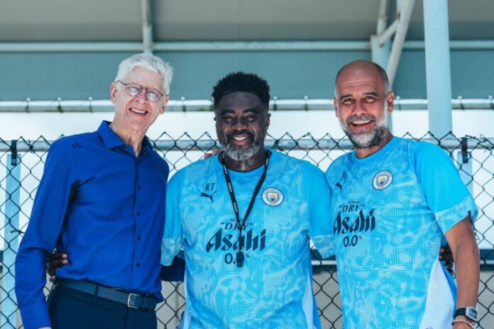 Legends reunite: Arsene Wenger, Guardiola, and Touré share FIFA Club World Cup moment