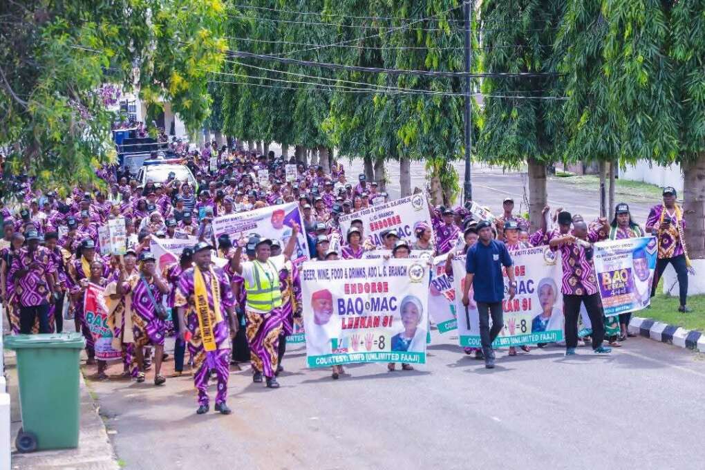 Biodun Oyebanji Ekiti drink vendors endorsed Oyebanji