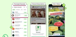 WhatsApp introduces ads in updates tab