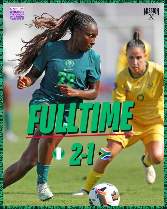 Alozie's strike wins the match against Bayana Bayana