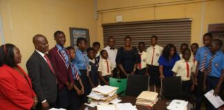 DCR partners with schools to educate students on child rights and justice DCR at a school in Lagos