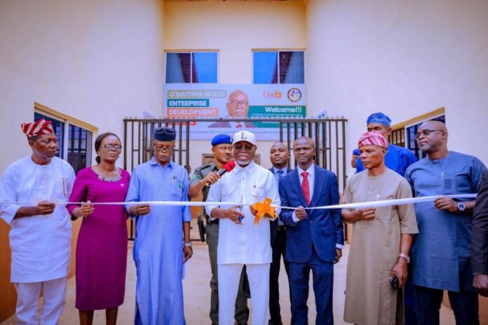 Aiyedatiwa commissions skill development centre, pledges support for youth empowerment Governor Lucky Aiyedatiwa commissioned the newly established Ondo State Skill Enterprise Development Centre in Akure.