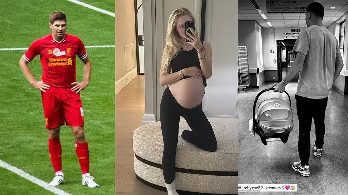 Steven Gerrard has become a grandfather after his daughter Lilly gave birth to her first child.