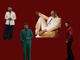 Suit fashion by male celebritie