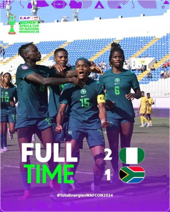 Media uproar over Super Falcons win against South Africa