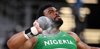 Nigeria’s Enekwechi makes history with record-breaking shot put throw at Eugene Diamond League Nigeria's Chukwuebuka Enekwechi has become the first African to throw beyond 22 metres, thereby setting an African shot put record.