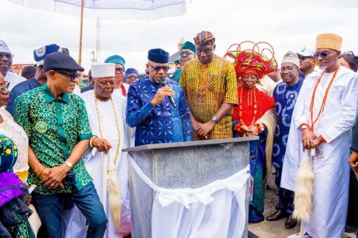 Abiodun commissions upgraded Olumo Rock Complex, offers free entry until September Governor Dapo Abiodun during the project commissioning