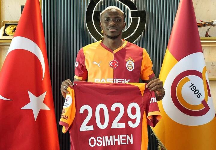 Victor Osimhen has joined Galatasaray on a four-year deal.