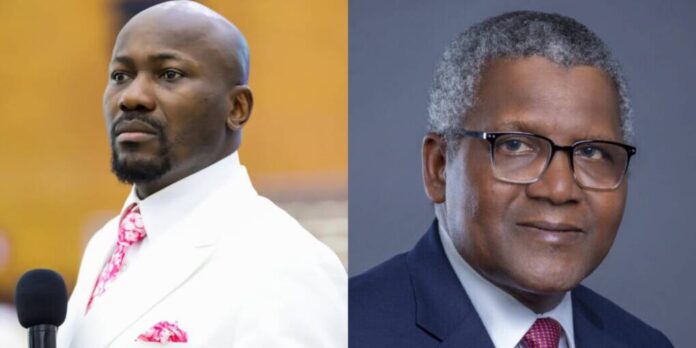 “You give your trucks to little boys high on drugs” – Apostle Suleiman slams Dangote over accidents