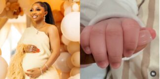 Toke Makinwa welcomes first child, names her Yakira Toke Makinwa X daughter Yakira