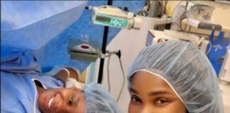 Iyabo Ojo becomes grandmother as daughter Priscilla welcomes baby boy with Juma Jux