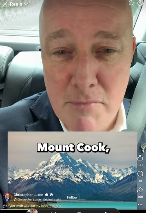 New Zealand’s Prime Minister Christopher Luxon