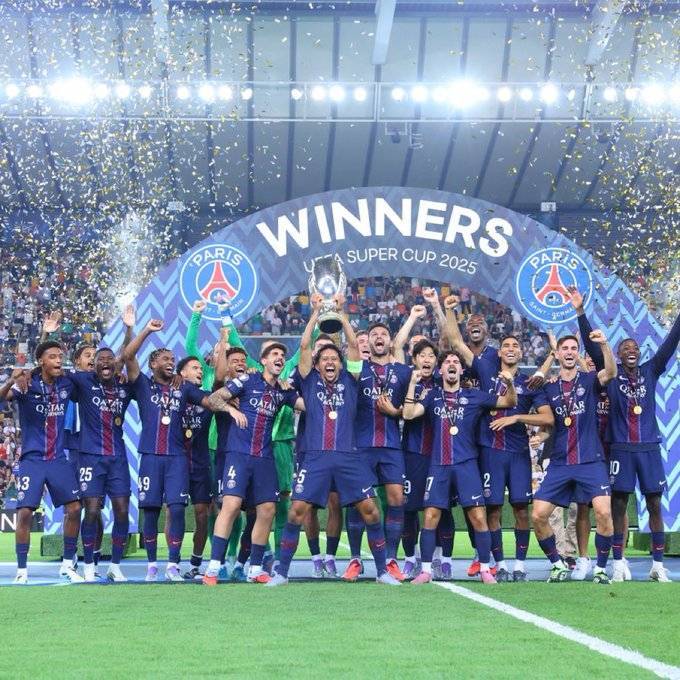 PSG won the Super Cup