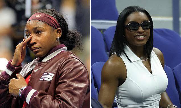 Tearful Coco Gauff leans on Simone Biles’ inspiration to battle past Vekic at US Open