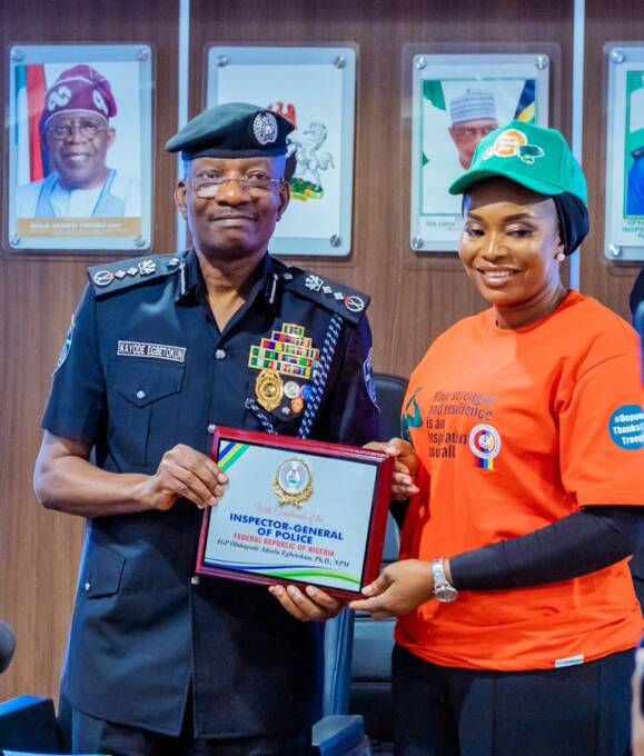 IGP Kayode Egbetokun and Oghogho Musa