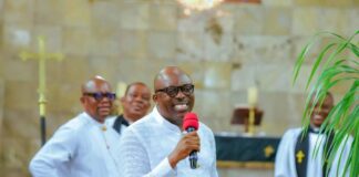 Fubara seeks prayers in first church service after suspension Fubara seeks prayers in first church service after suspension