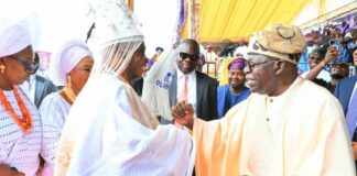 Nigeria’s economy has “turned the corner,” Tinubu assures nation at Olubadan coronation Bola Tinubu and Oba Rashidi Adewolu