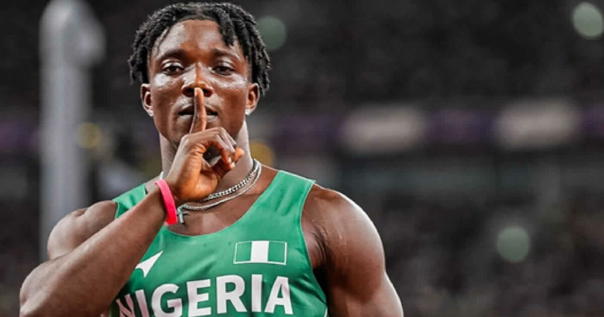Kanyinsola Ajayi makes history in Tokyo, becoming the first Nigerian in 18 years to reach a men’s 100m World Championships final.