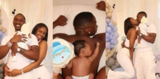 Priscilla Ojo, Juma Jux celebrate son’s one-month birthday