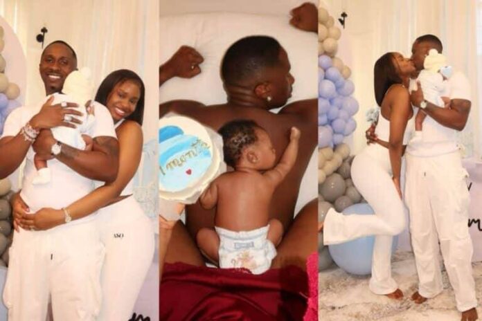 Priscilla Ojo, Juma Jux celebrate son’s one-month birthday Priscilla Ojo, Juma Jux celebrate son’s one-month birthday