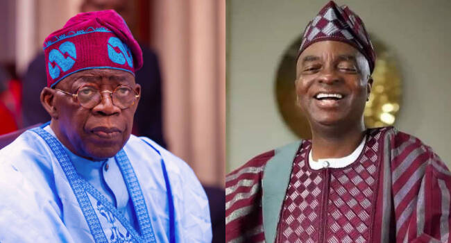 President Bola Tinubu and Bishop David Oyedepo