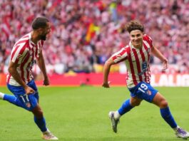 Atlético Madrid hit five past Real in a thrilling 5-2 derby win, ending Los Blancos’ perfect start and reigniting La Liga drama. (Image: NBC Sports)