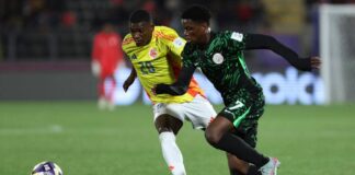 Flying Eagles set for Argentina showdown after draw with Colombia at U20 World Cup Flying Eagles draw 1-1 with Colombia to reach U20 World Cup last 16, setting up a thrilling clash against hosts Argentina.