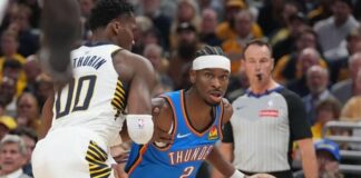 Gilgeous-Alexander drops career-high 55 as Thunder edge Pacers in amid NBA betting scandal Shai Gilgeous-Alexander scores career-high 55 in double-OT win vs Pacers as NBA faces betting scandal. Thunder also make history with back-to-back double-OT games.