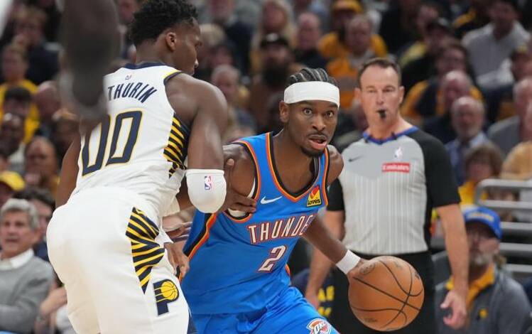 Shai Gilgeous-Alexander scores career-high 55 in double-OT win vs Pacers as NBA faces betting scandal. Thunder also make history with back-to-back double-OT games.
