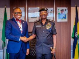 L-R: NBA President Afam Osigwe and IGP Kayode Egbetokun