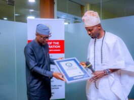 Governor Biodun Oyebanji and Anifowose Oluwaseyi (PHOTO CREDIT: Ekiti State Government Facebook page)