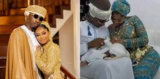 Priscilla Ojo, Juma Jux celebrate son’s 40th Day and naming ceremony