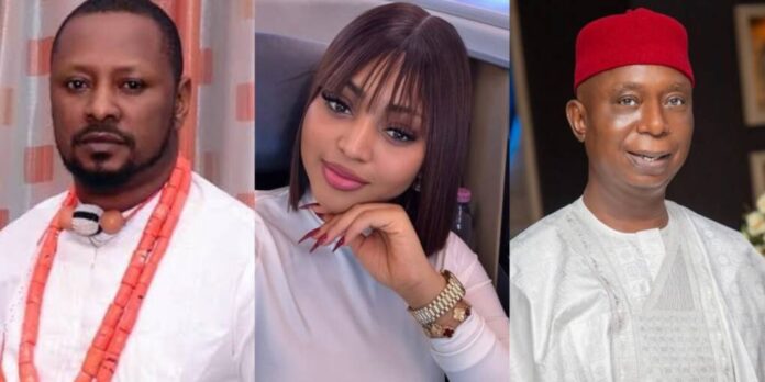 It’s quite unfortunate – Tonto Dikeh’s ex lover blasts Nigerians celebrating Regina Daniels’ marital crisis Prince Kpokpogri x Regina Daniels x Ned Nwoko