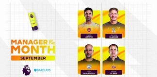 Arteta, Glasner, Guardiola and Le Bris Battle for September’s Premier League Manager of the Month Arteta, Glasner, Guardiola, and Le Bris nominated for Premier League Manager of the Month after unbeaten runs and standout September performances.