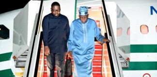 Tinubu returns to Abuja after global counterterrorism summit in Rome