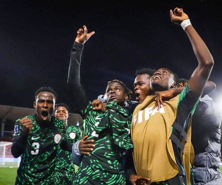 Flying Eagles beat Saudi Arabia 3-2 in Talca, boosting FIFA U20 World Cup Round of 16 hopes ahead of crucial clash with Colombia.