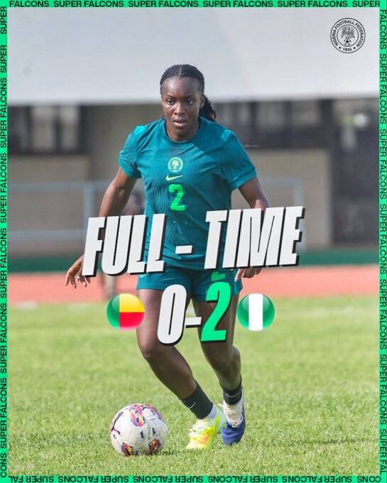 image AFCON Qualifying Surge: Nigeria’s Falcons Beat Benin 2–0 in Togo