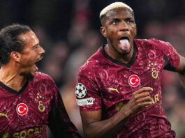 Victor Osimhen breaks Galatasaray and Nigerian records with a hat-trick against Ajax, becoming the 2025/26 Champions League top scorer.