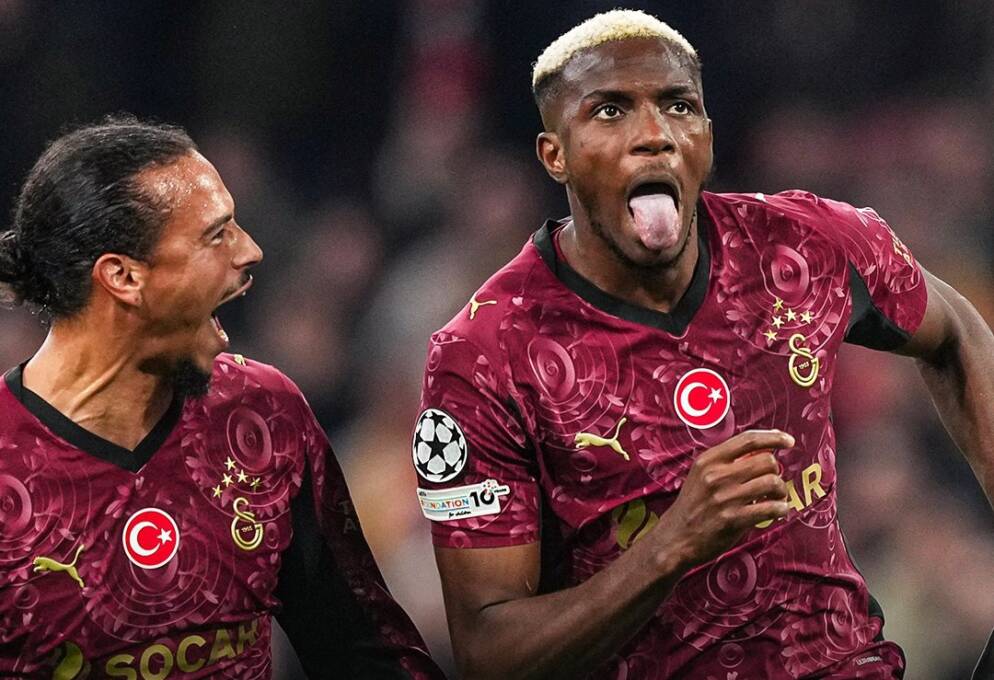 Victor Osimhen breaks Galatasaray and Nigerian records with a hat-trick against Ajax, becoming the 2025/26 Champions League top scorer.