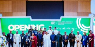 Shettima: Nigeria’s era of economic volatility is over Vice President Kashim Shettima and others in Abuja